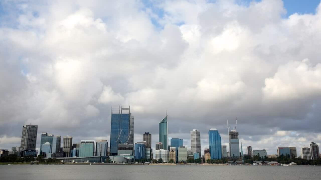 The Perth skyline