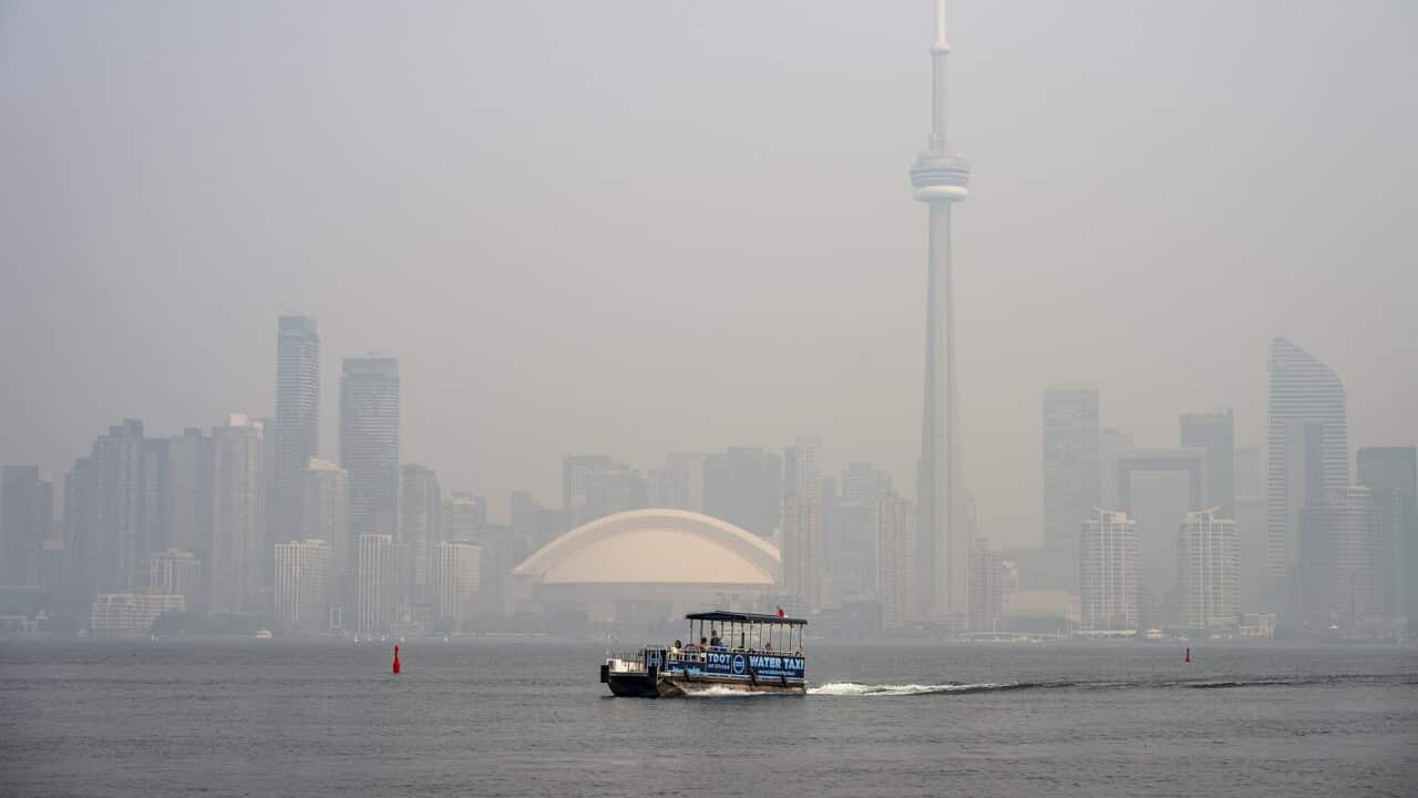 Wild fire smoke affects Toronto air quality