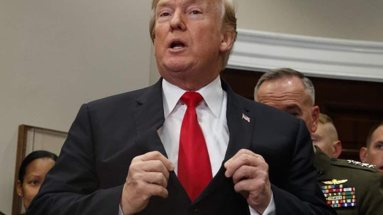 US President Donald Trump