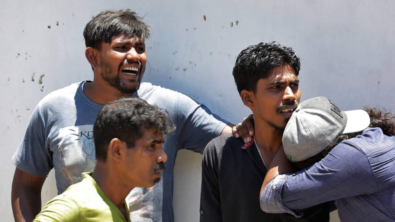 Sri Lanka mourners