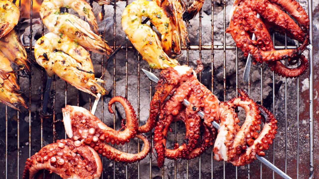 Braised barbecued octopus