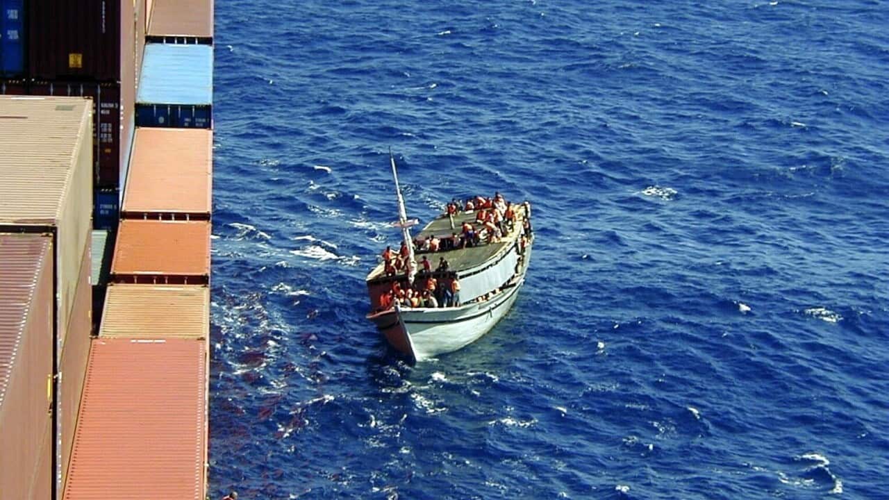 The boat alongside the Tampa