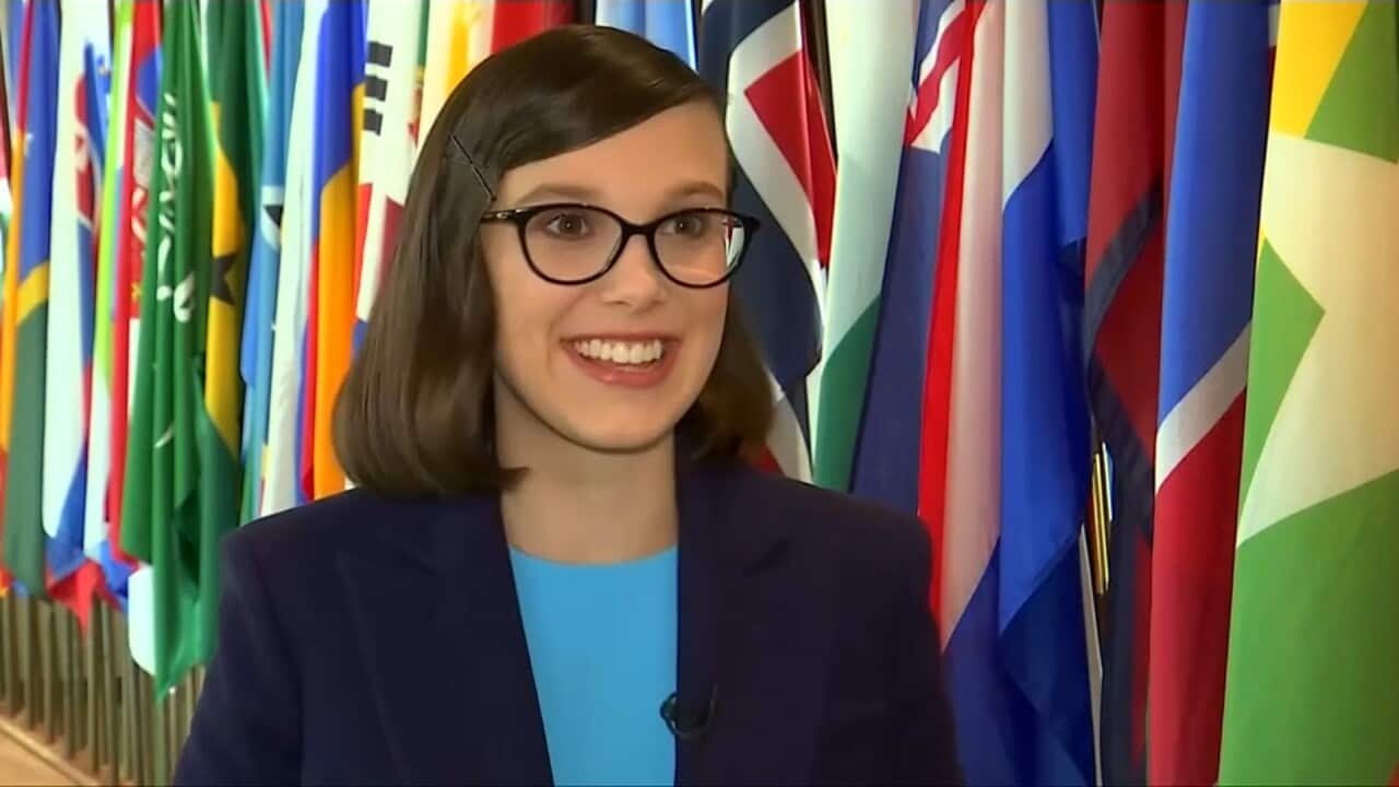UNICEF appoints Millie Bobby Brown, the star of hit Netflix series "Stranger Things", as its youngest ever goodwill ambassador.