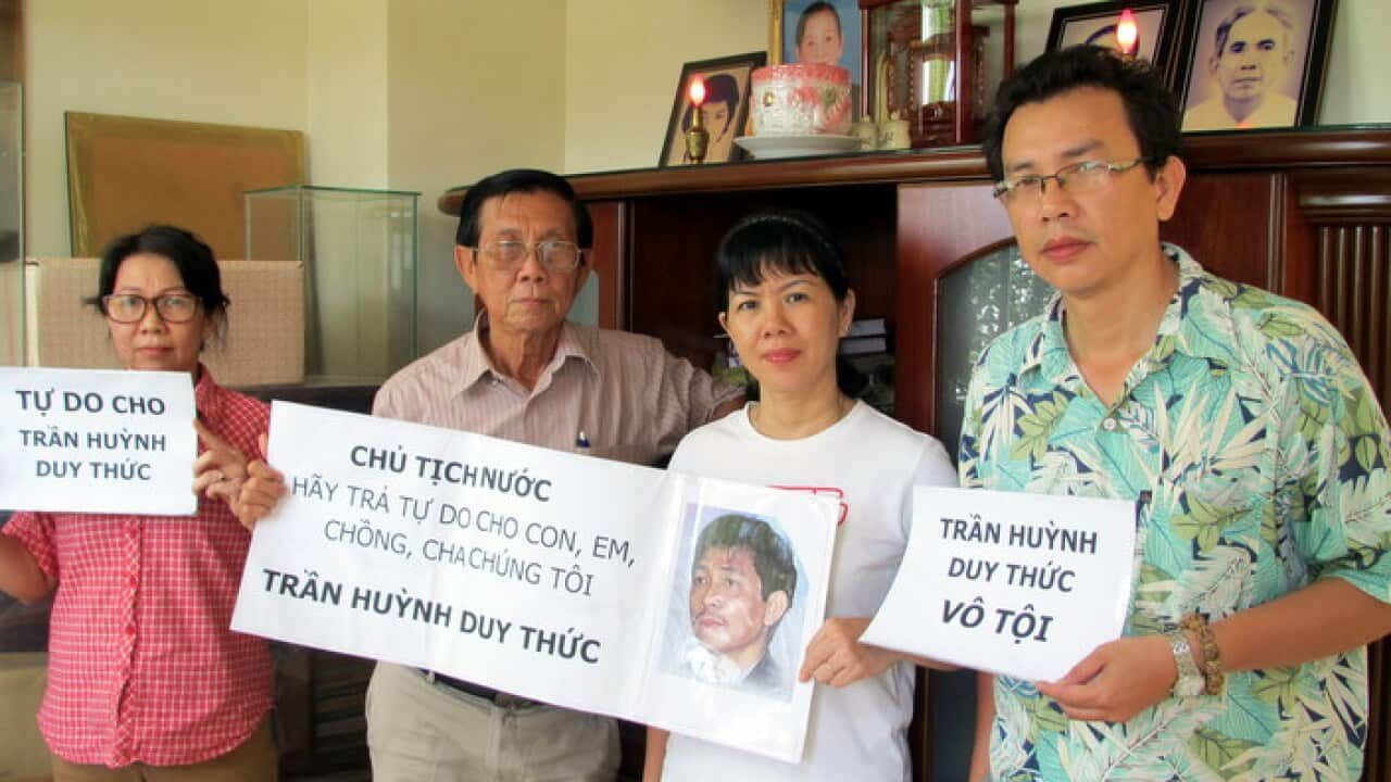 Gia đình Trần Huỳnh Duy Thức.
