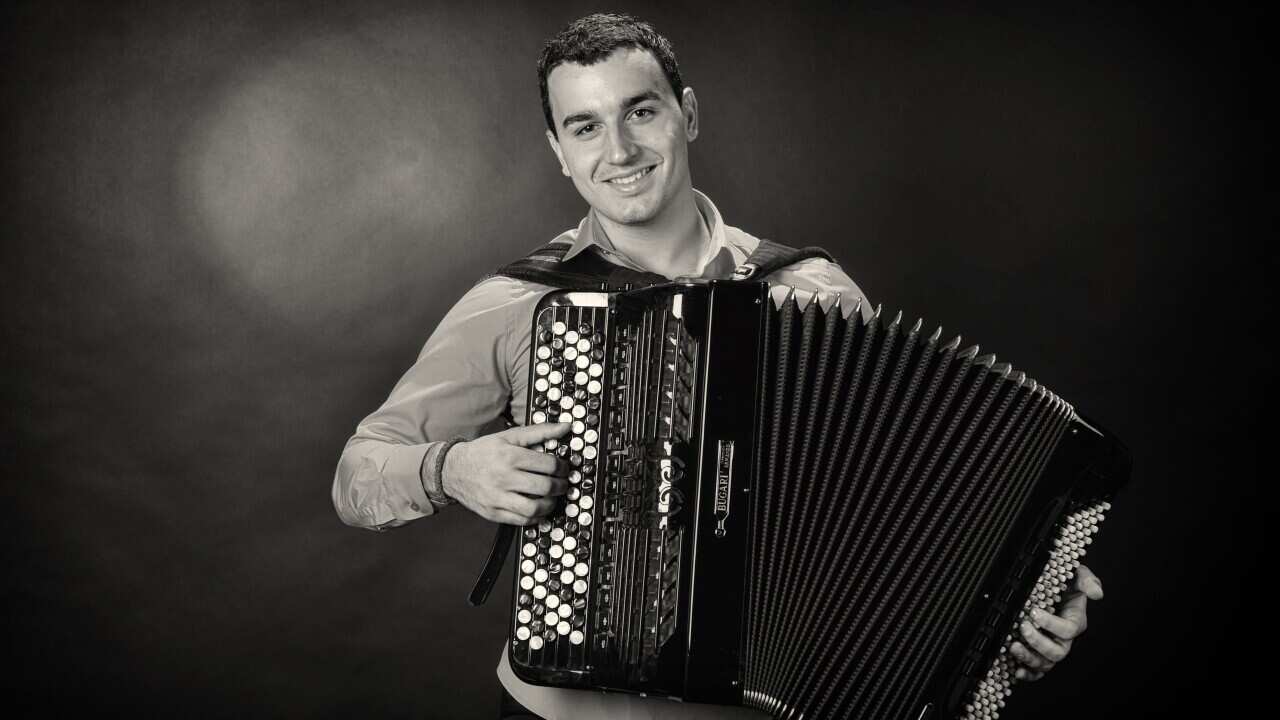 Accordionist Djordje Davidović