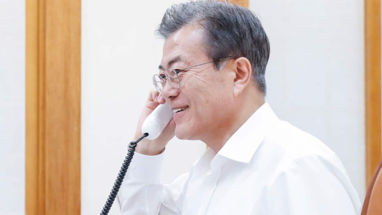 South Korean President Moon Jae-in