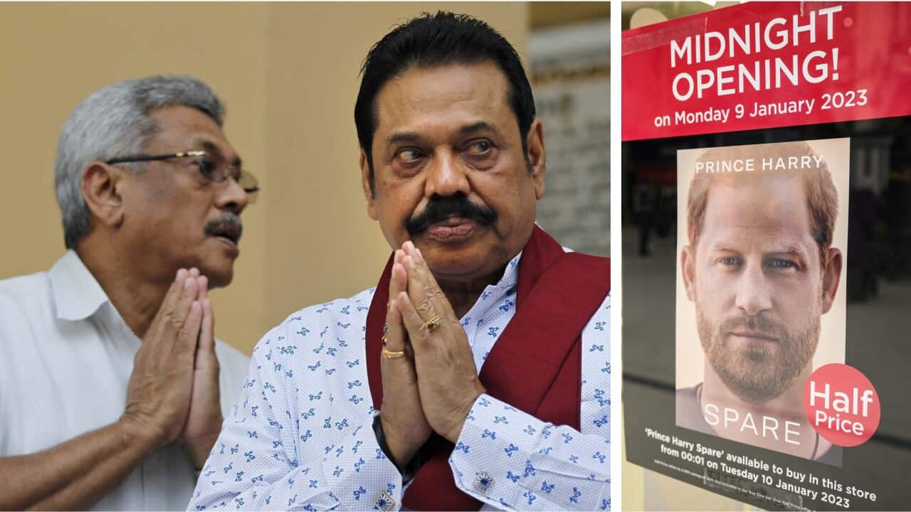 Canada has imposed sanctions on Rajapaksha brothers and, Harry's controversial book 'Spare'_ World news wrap_ SBS Sinhala