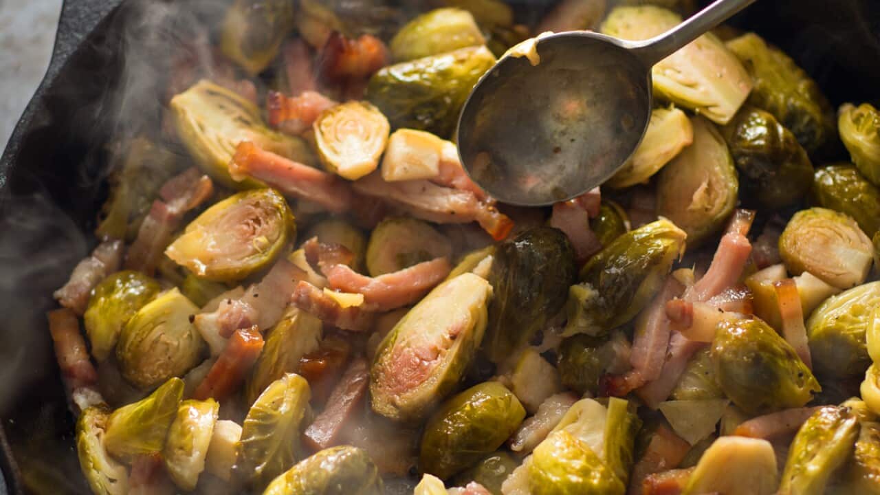 Roasted Brussels sprouts