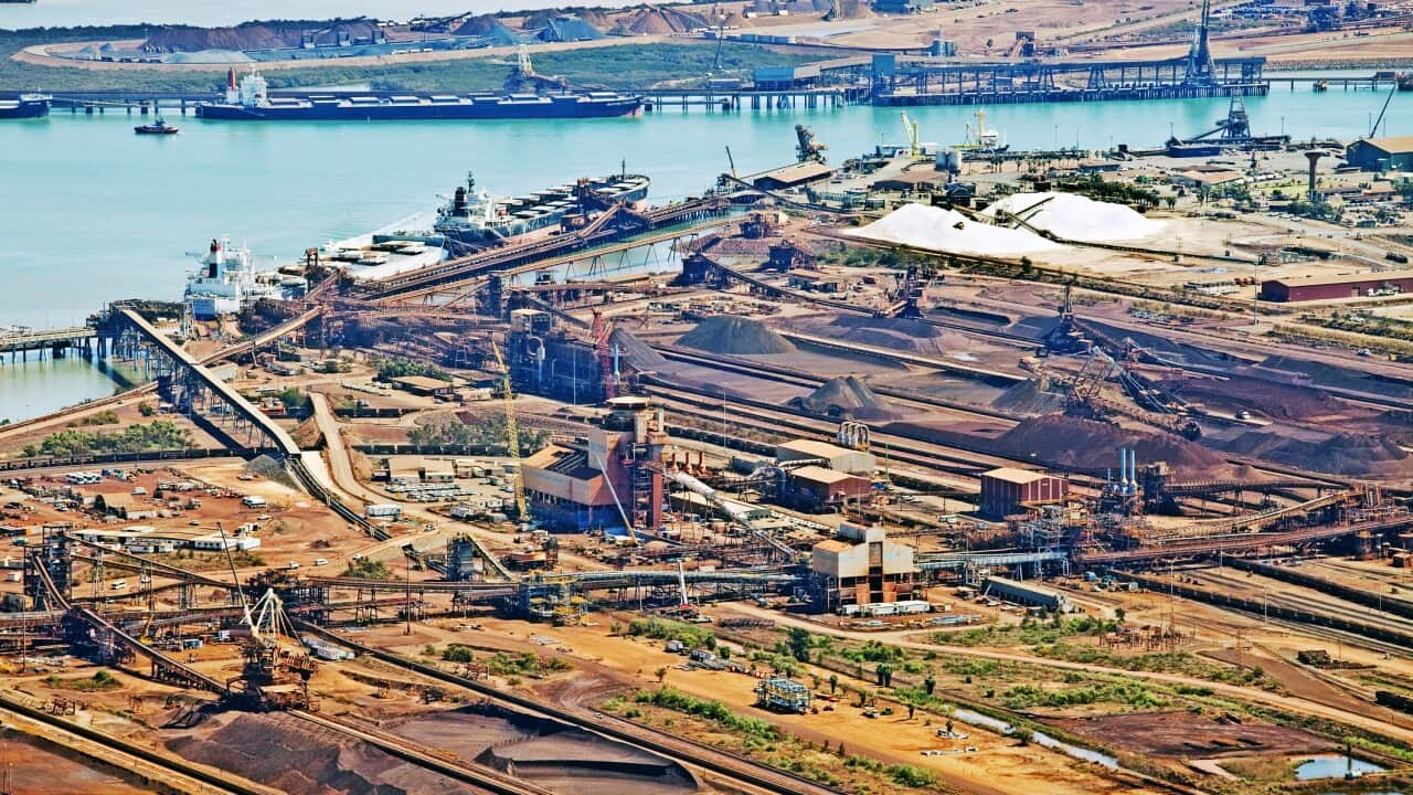 Iron ore loading facility Port Hedland W.A.