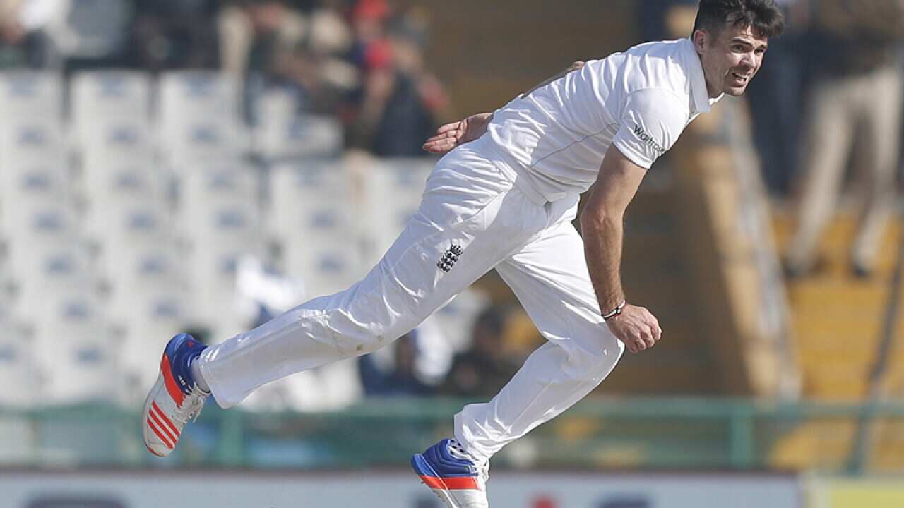 England fast bowler James Anderson