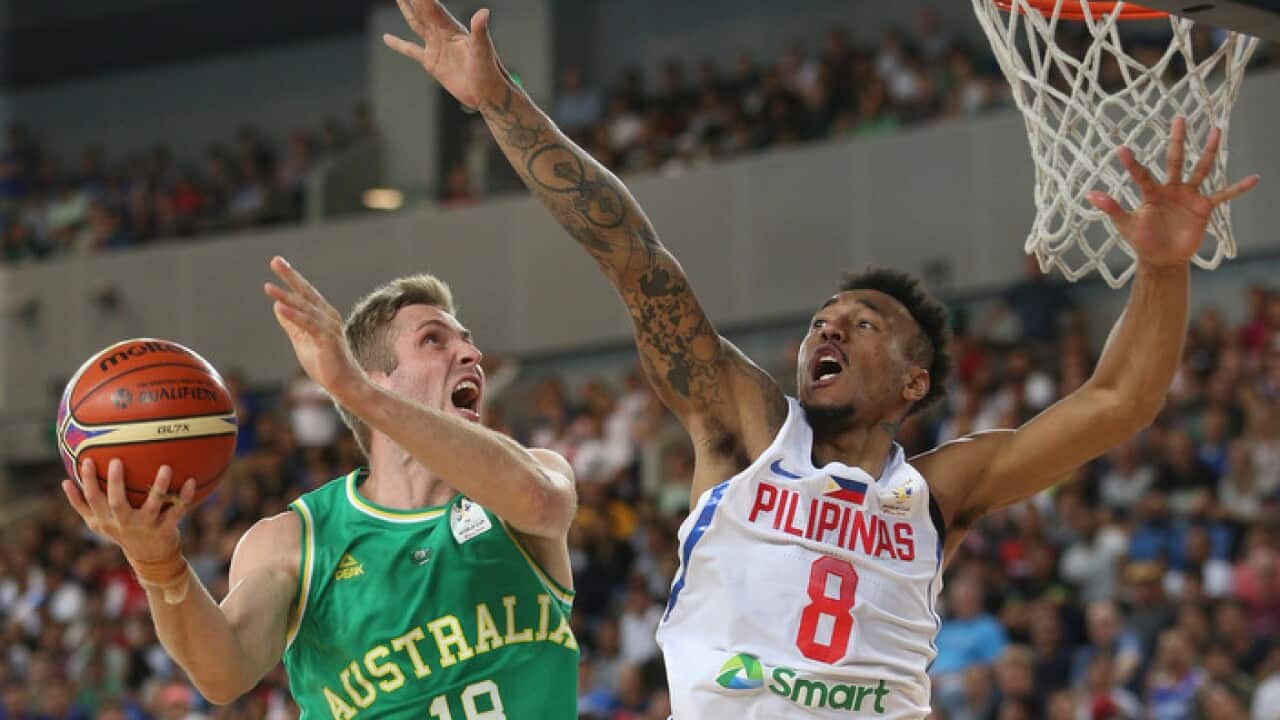 World Cup 2019 Asian Qualifier match between Australia and Philippines at Margaret Court Arena, Melbourne, Thursday, February 22, 2018.