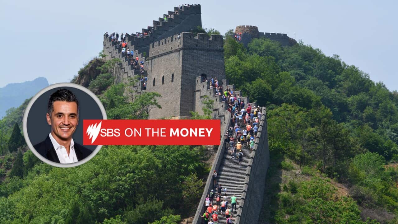 On The Money Great Wall of China graphic.