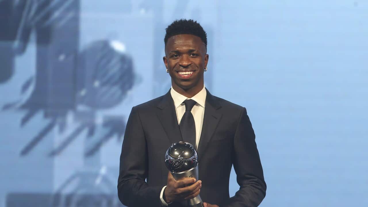 Vinicius Junior Qatar Soccer FIFA Football Awards