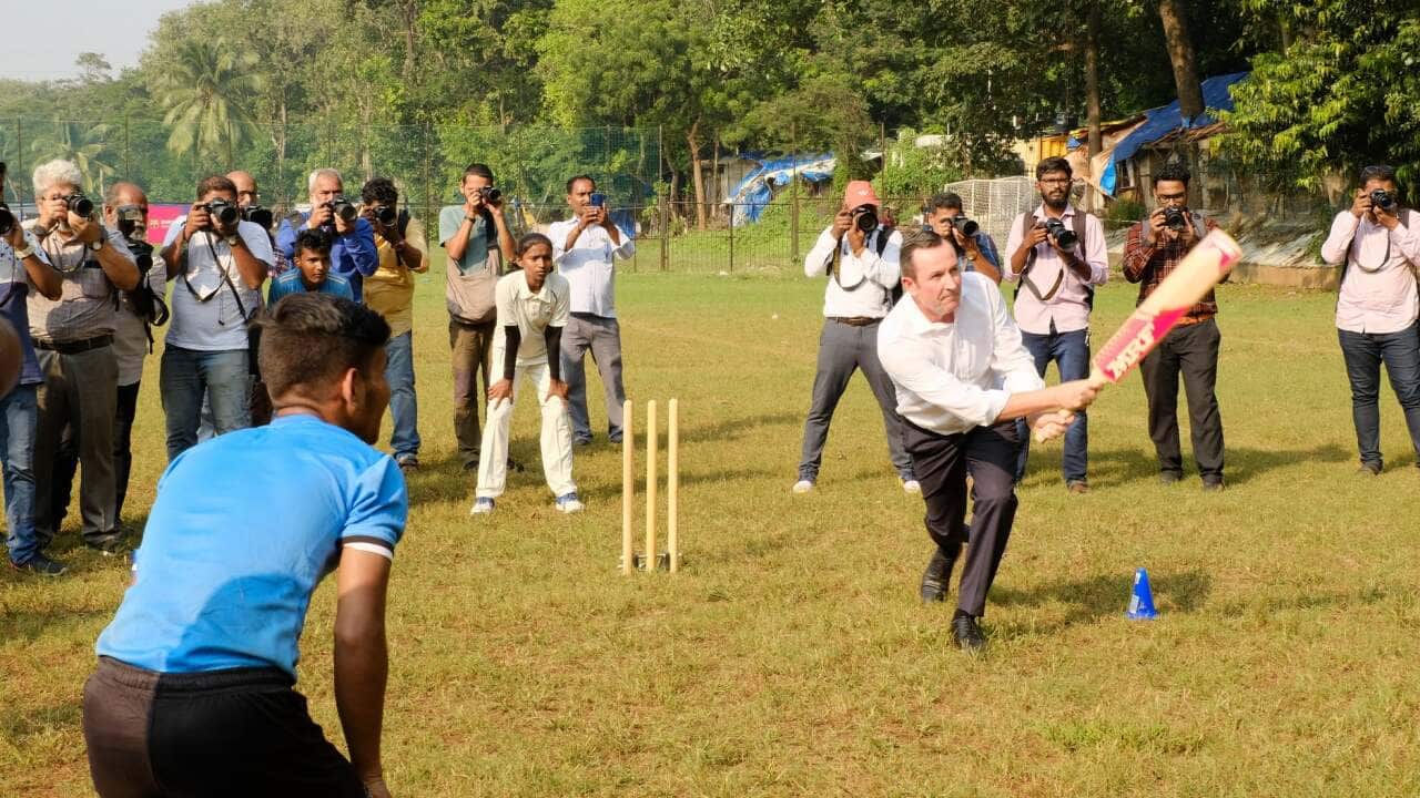 WA Premier Mark McGowan in Mumbai