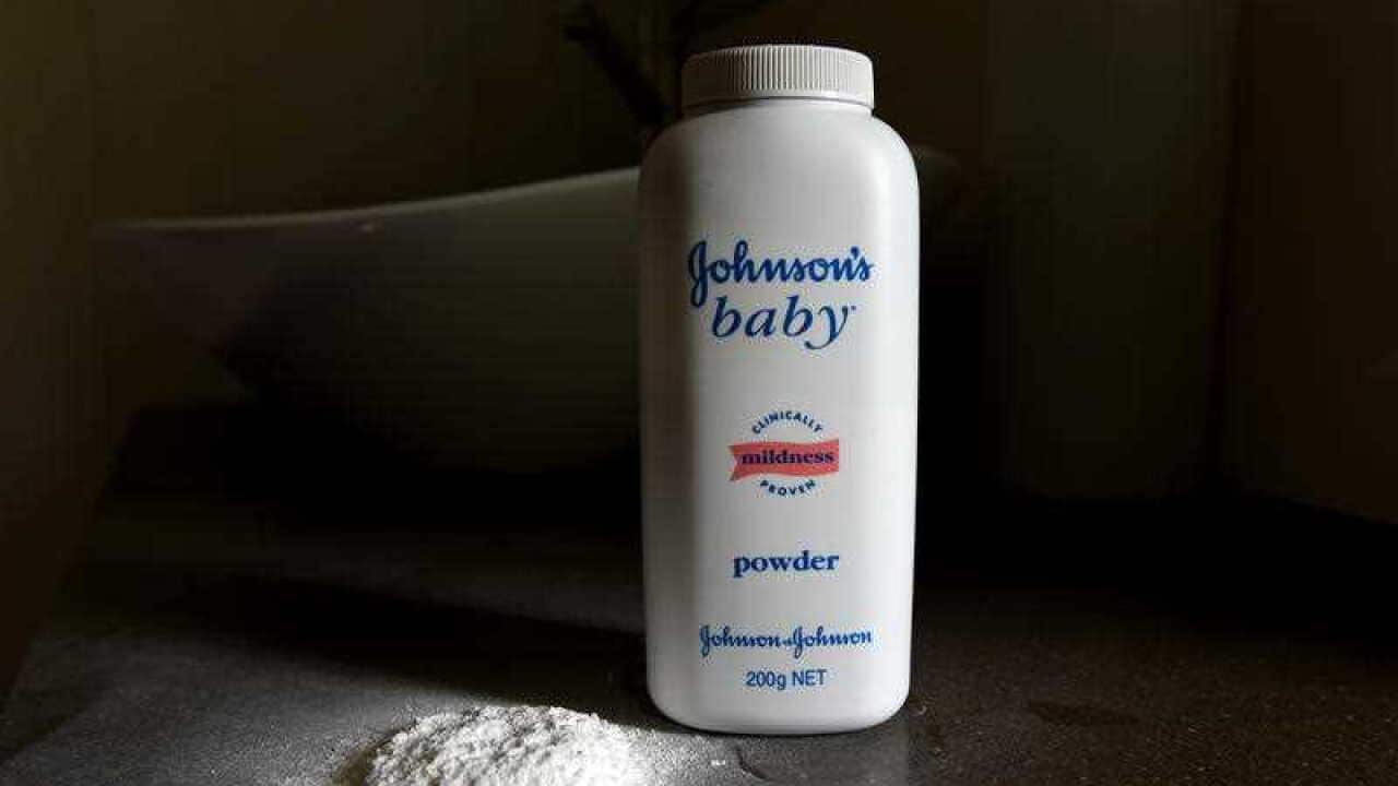 Johnson & Johnson Baby Powder is pictured in Brisbane, Thursday, Feb. 25, 2016.