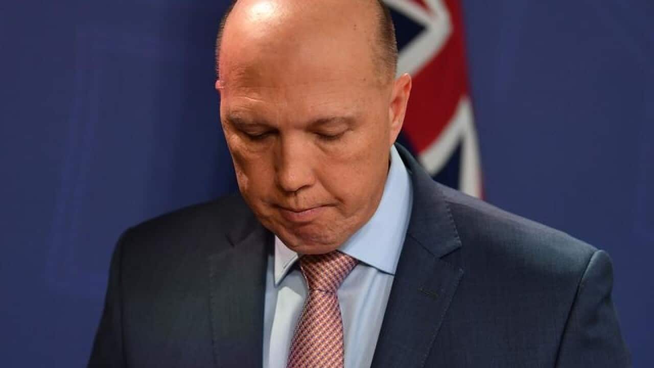 Minister for Home Affairs Peter Dutton