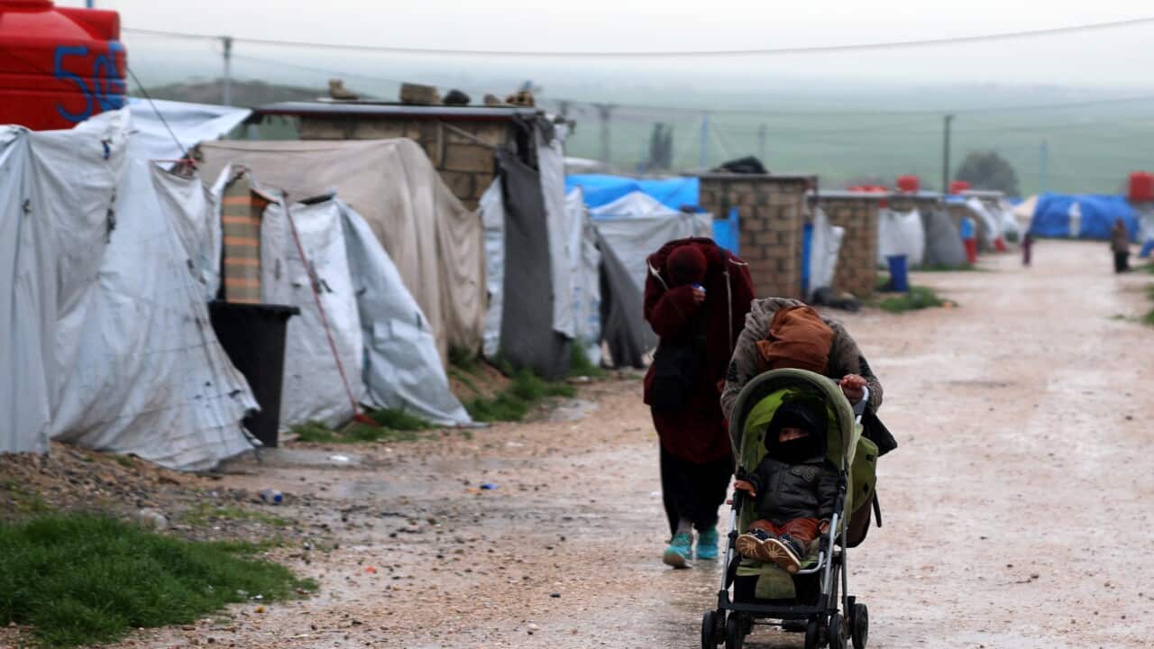 SYRIA CONFLICT IS FAMILIES ROJ CAMP