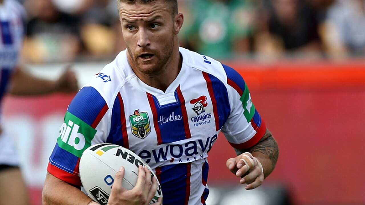 Korbin Sims of the Newcastle Knights