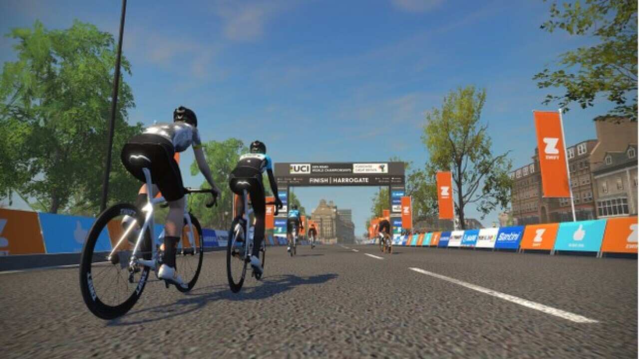 The Zwift Yorkshire Road Worlds Course (Zwift)