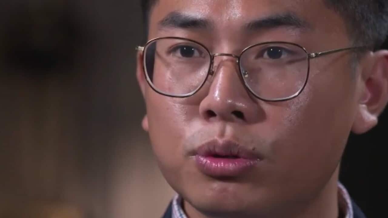 Wang "William" Liqiang speaks to 60 Minutes.