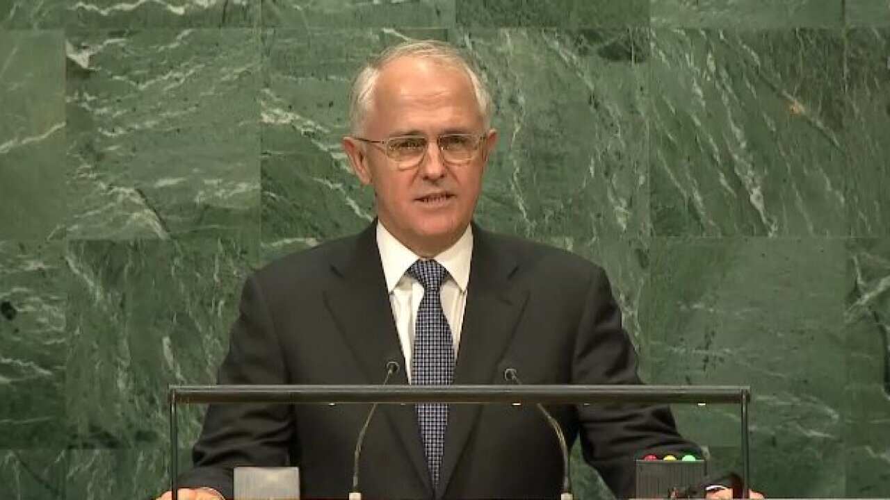 Malcolm Turnbull at the United Nations