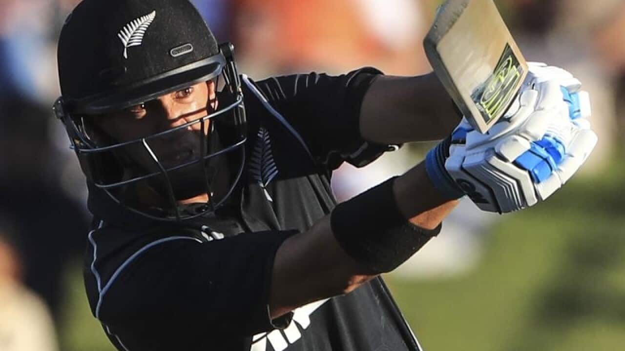 File image of New Zealand cricketer Ross Taylor in action.