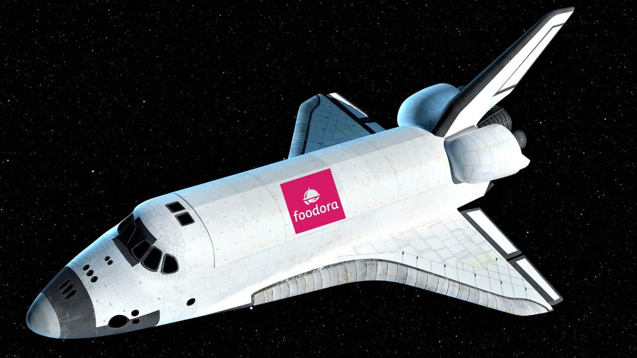 Foodora space shuttle