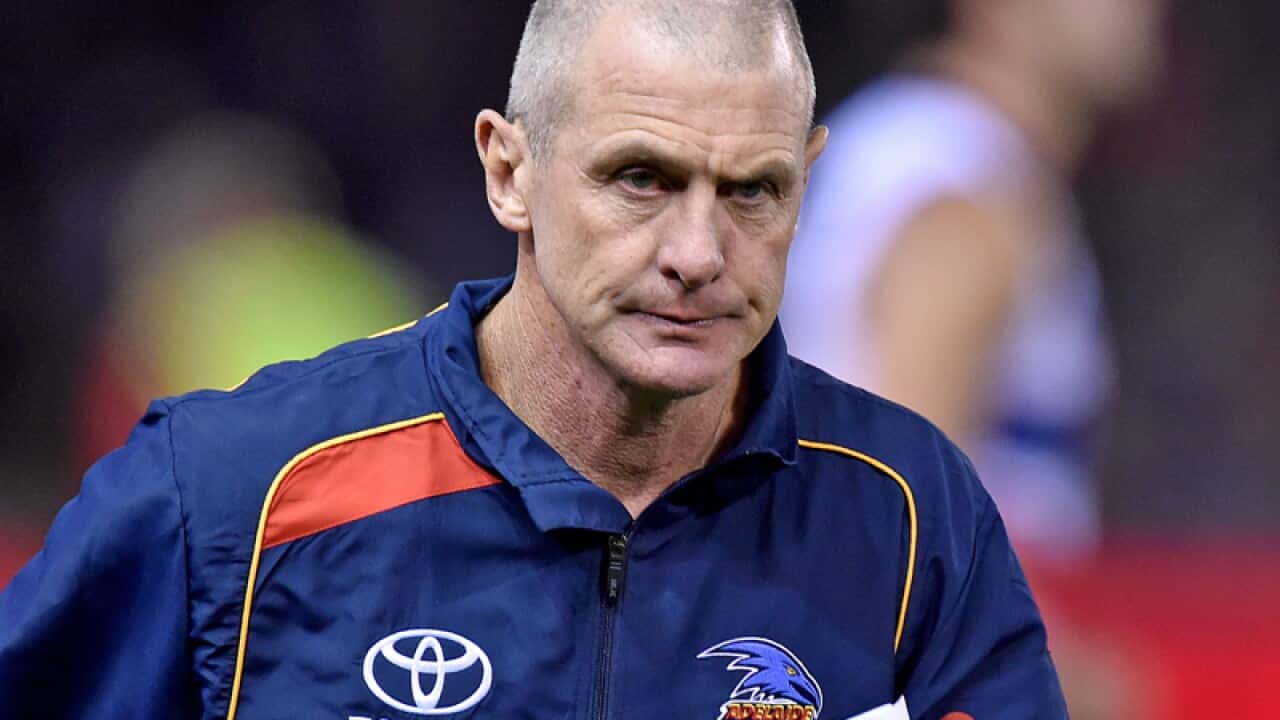 Adelaide Crows coach Phil Walsh