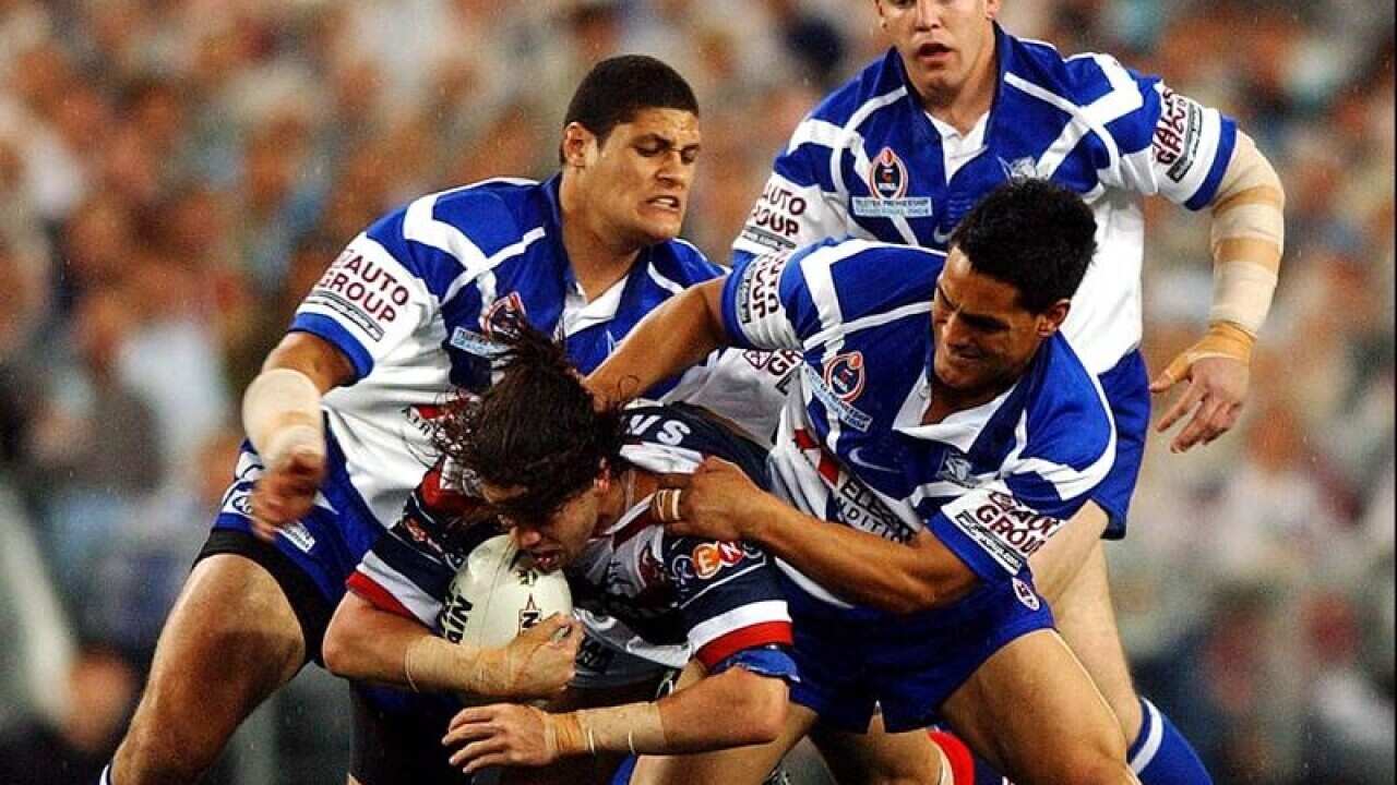 Willie Mason and Reni Maitua in 2004.