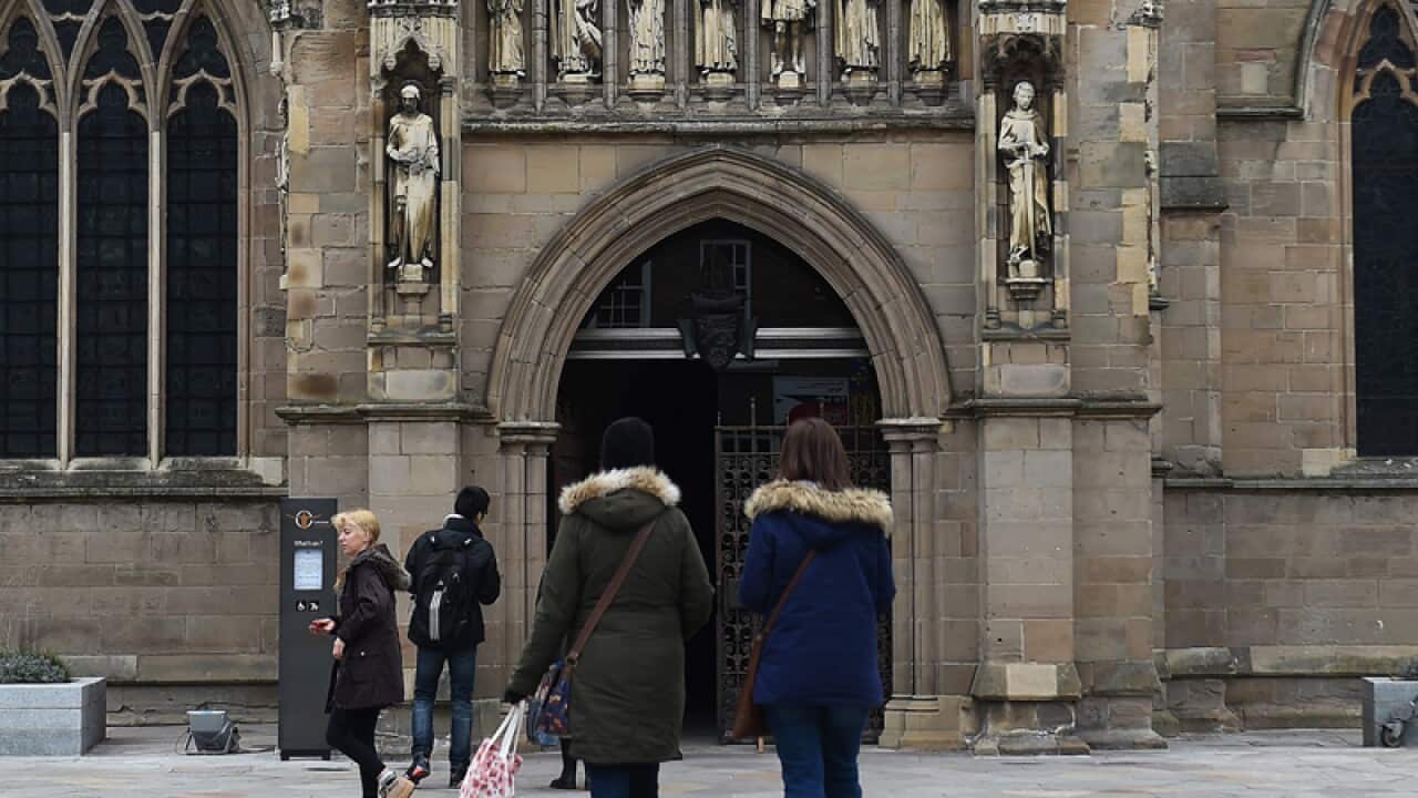 Leicester cathedral, England