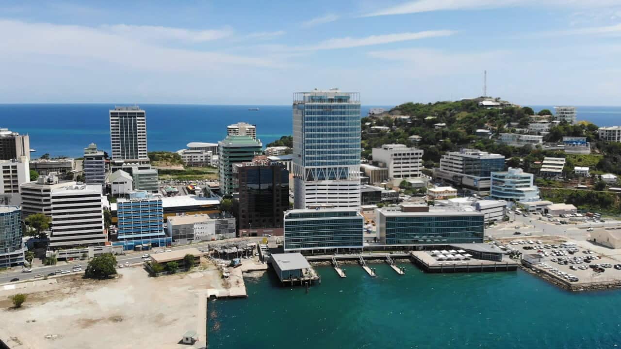 Months after the 23-storey building was completed, the Noble Centre stands empty.