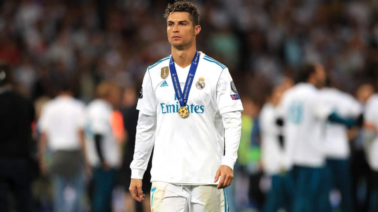 Portugal's Cristiano Ronaldo (AAP)