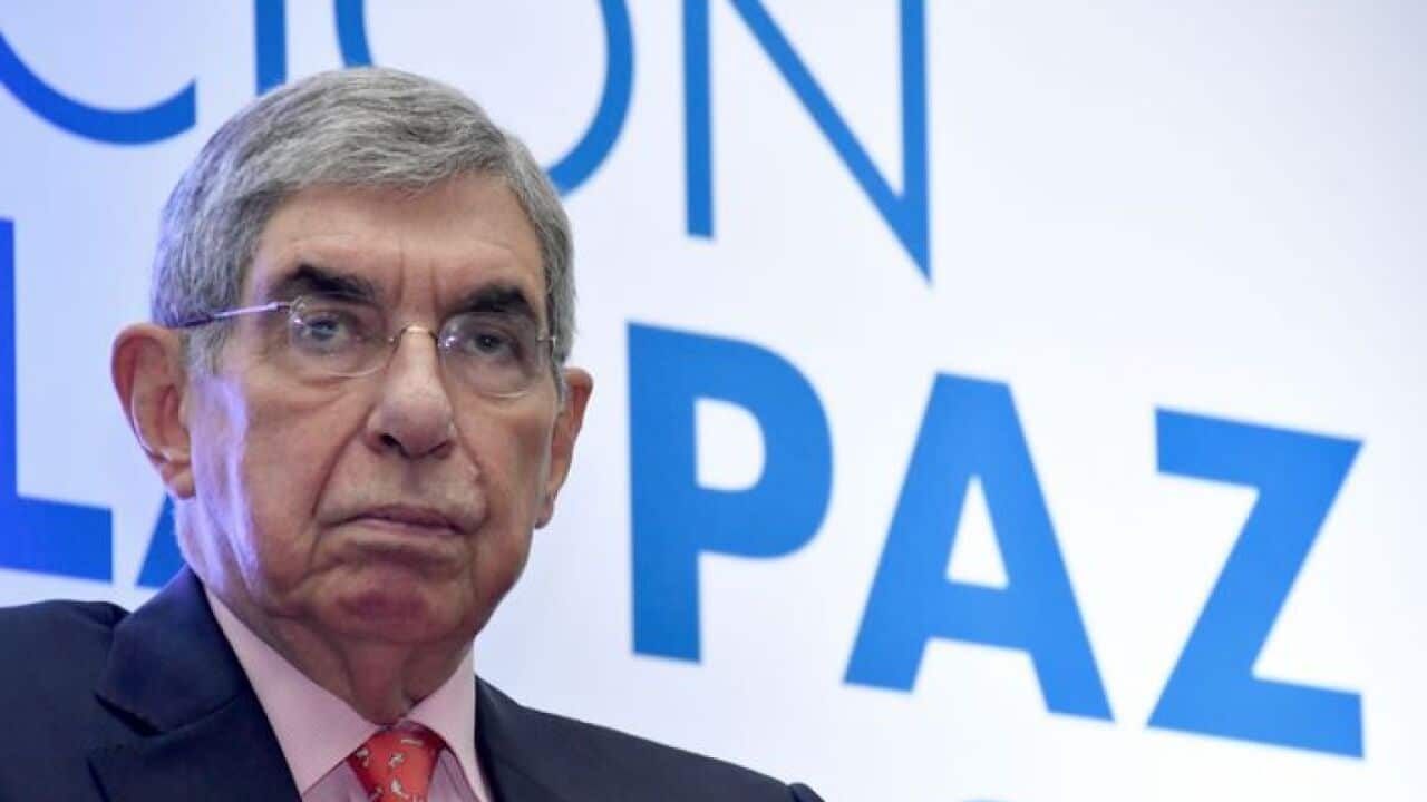 Former Costa Rican president Oscar Arias