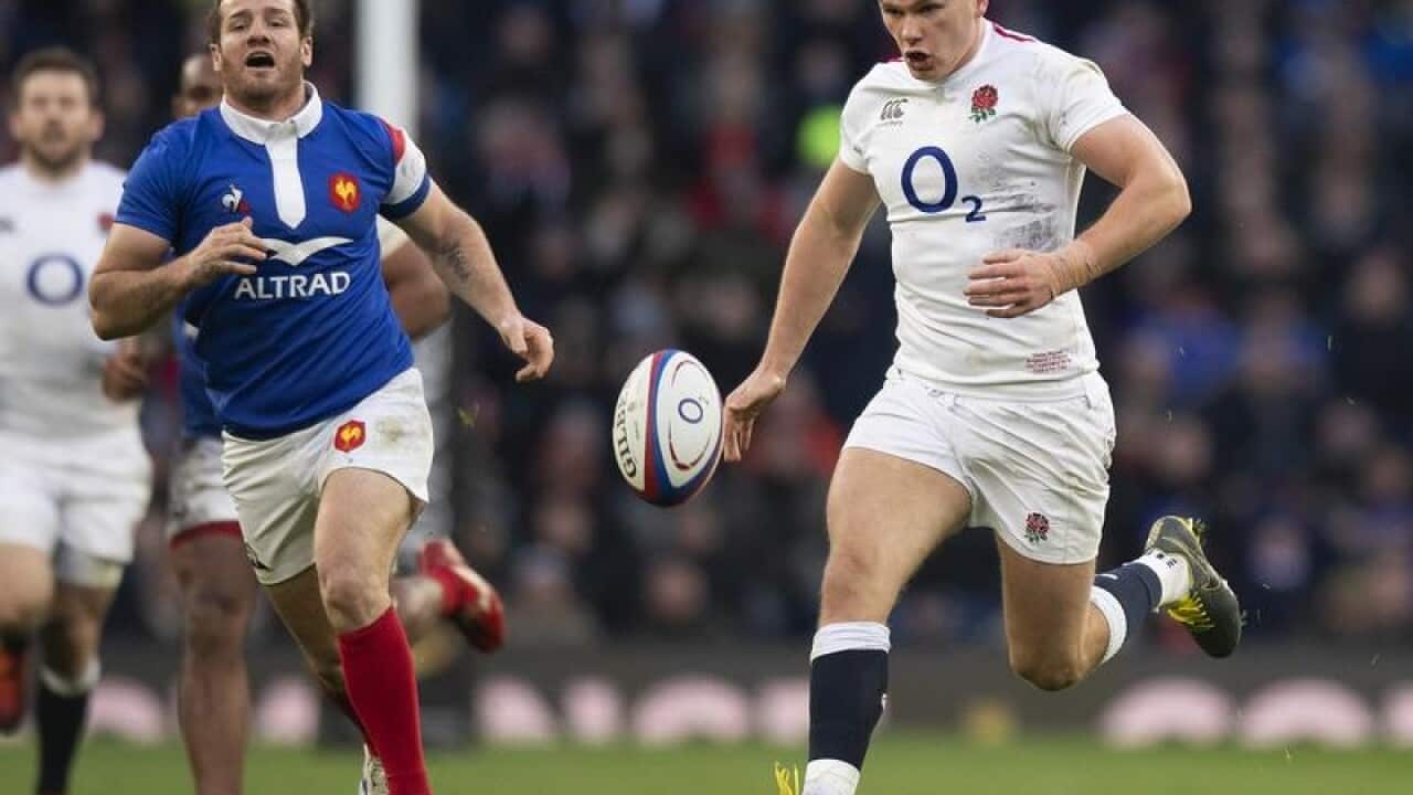 England flyhalf Owen Farrell