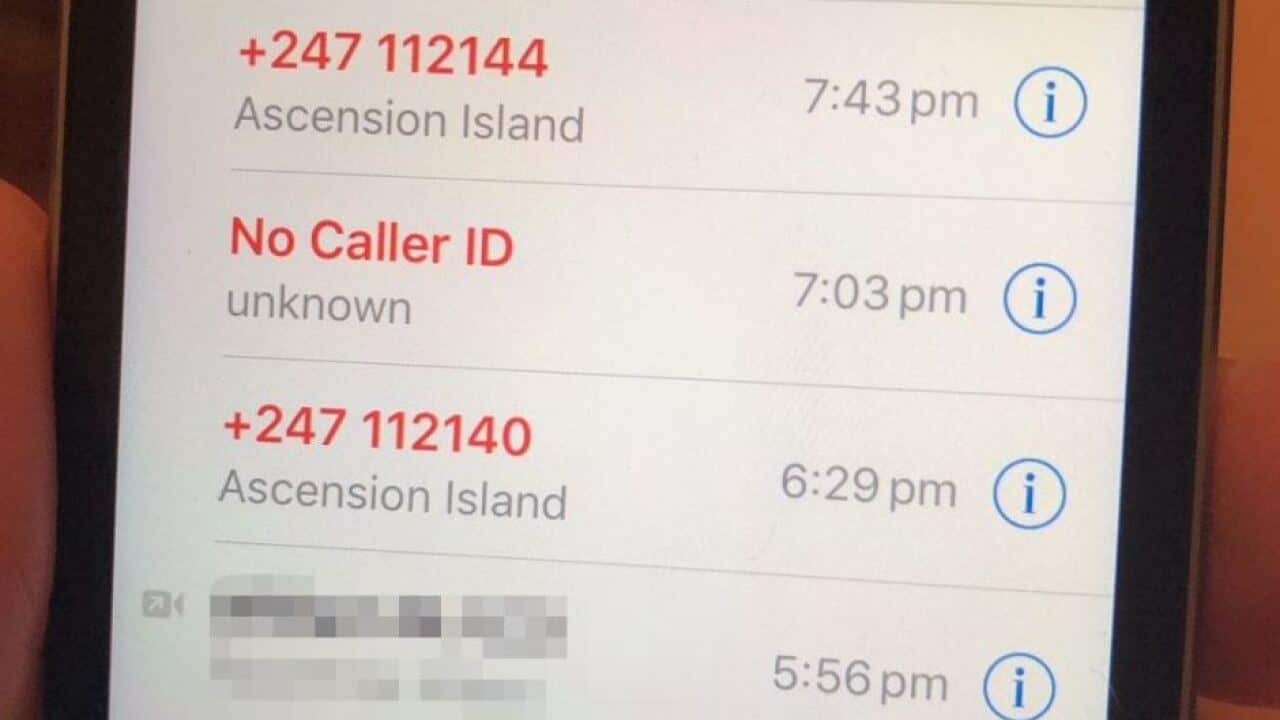 Leo Carrington received 15 missed calls from an Ascension Island number before his family called back.