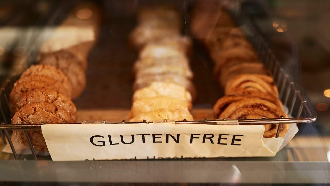 Tray of gluten free pastries