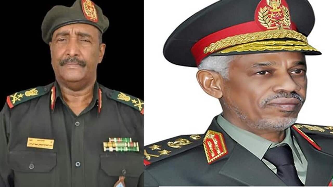 Sudanese former Defence Minister and the current head of the transitional military council Abdel Fatah