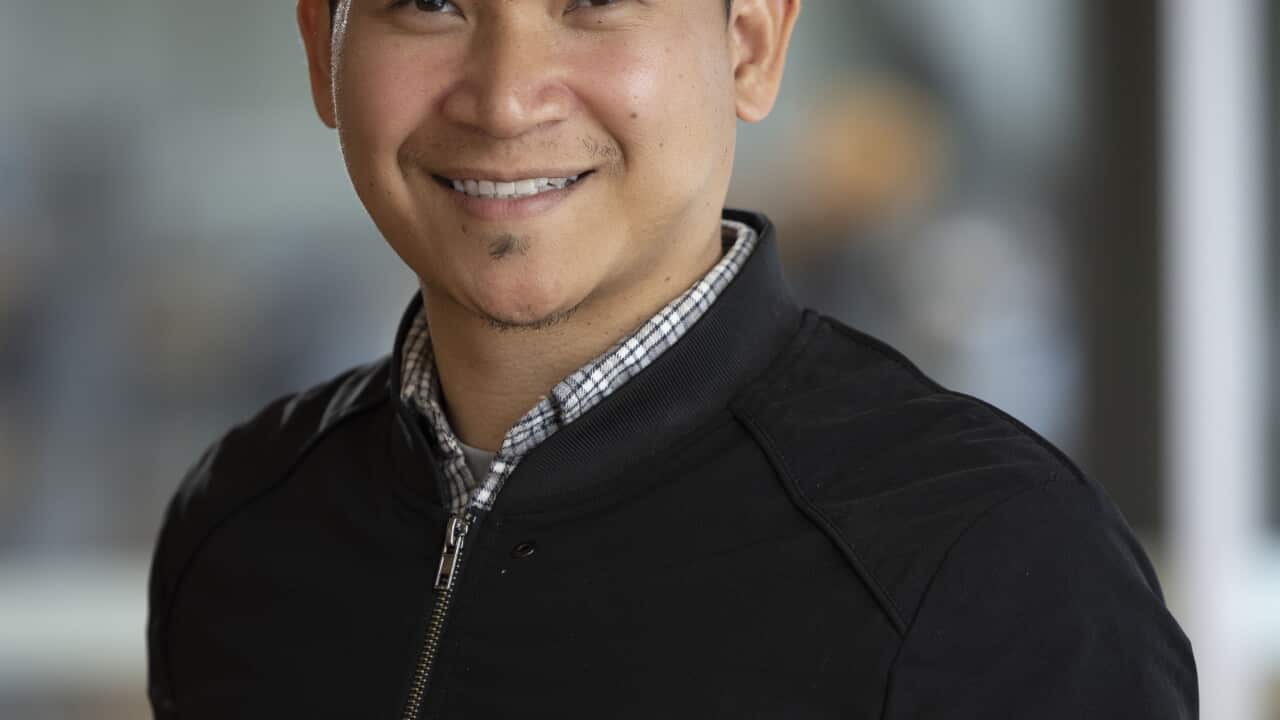 Zainul Yasin, a lecturer at Hamzarwadi University, Lombok at Monash University, Melbourne, Aug 2023.
