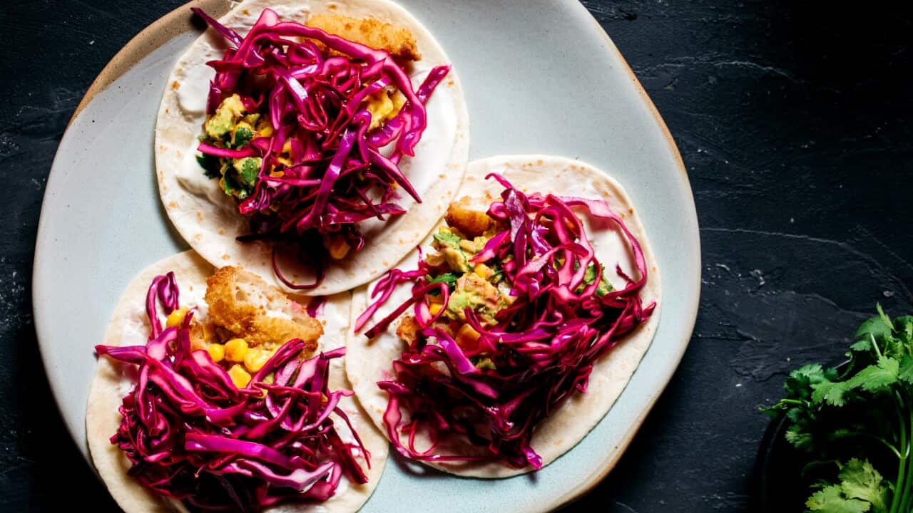 Freezer fish tacos
