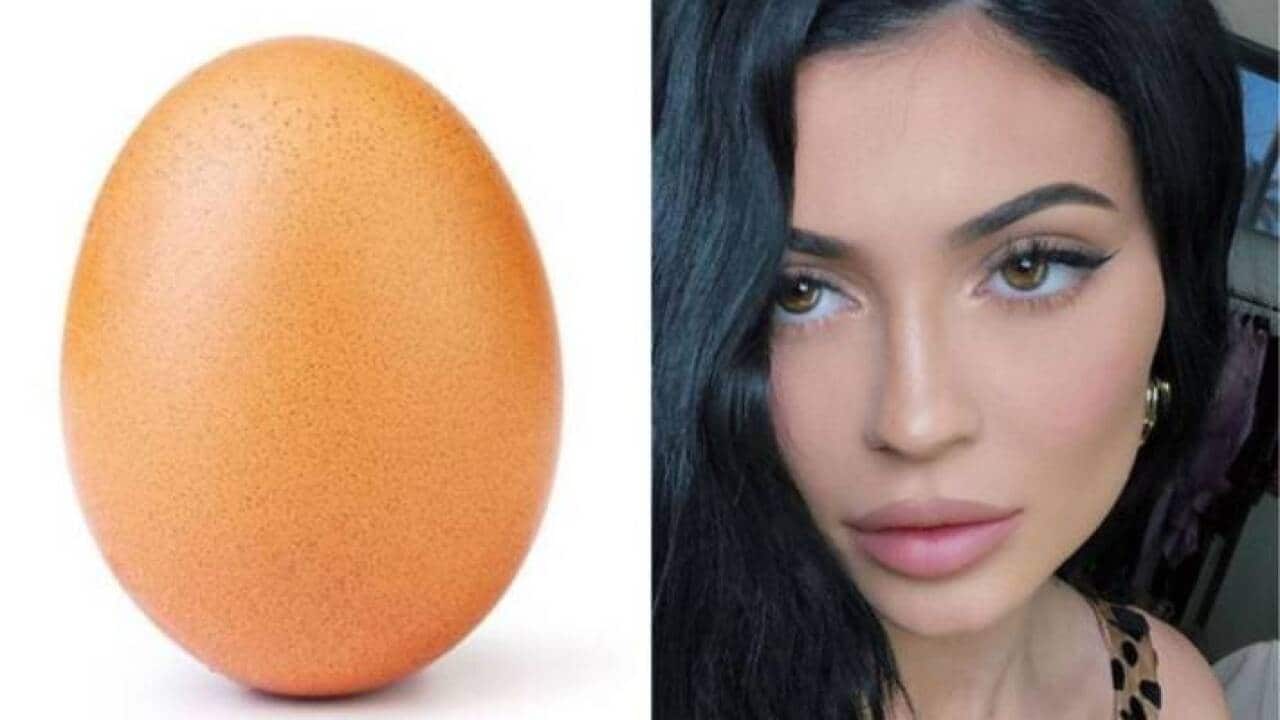 An egg broke Kylie Jenner's Instagram record