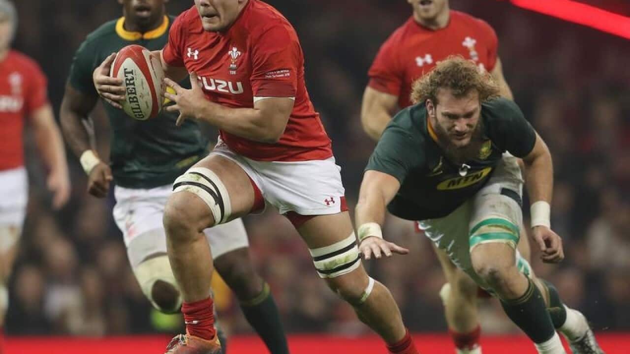 Wales' star Ellis Jenkins