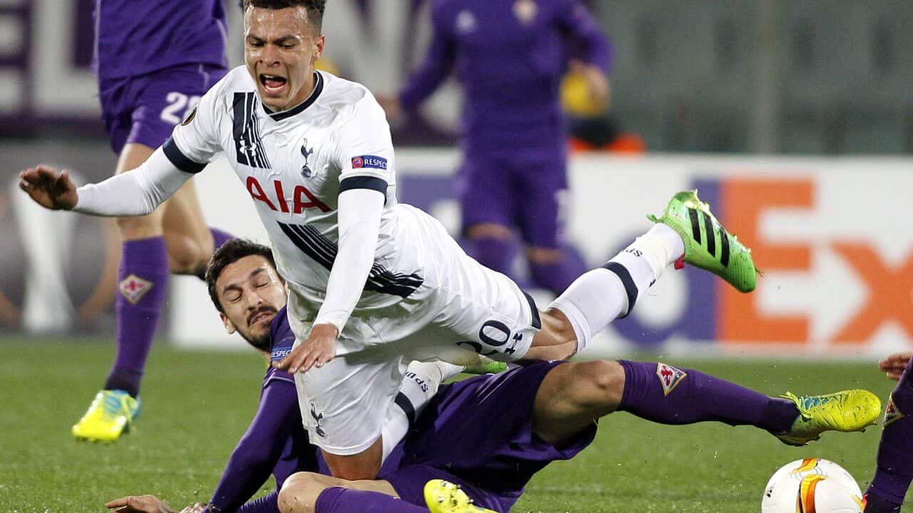 Federico Bernardeschi Nacer Chadli Fiorentina Tottenham Hotspur UEFA Europa League