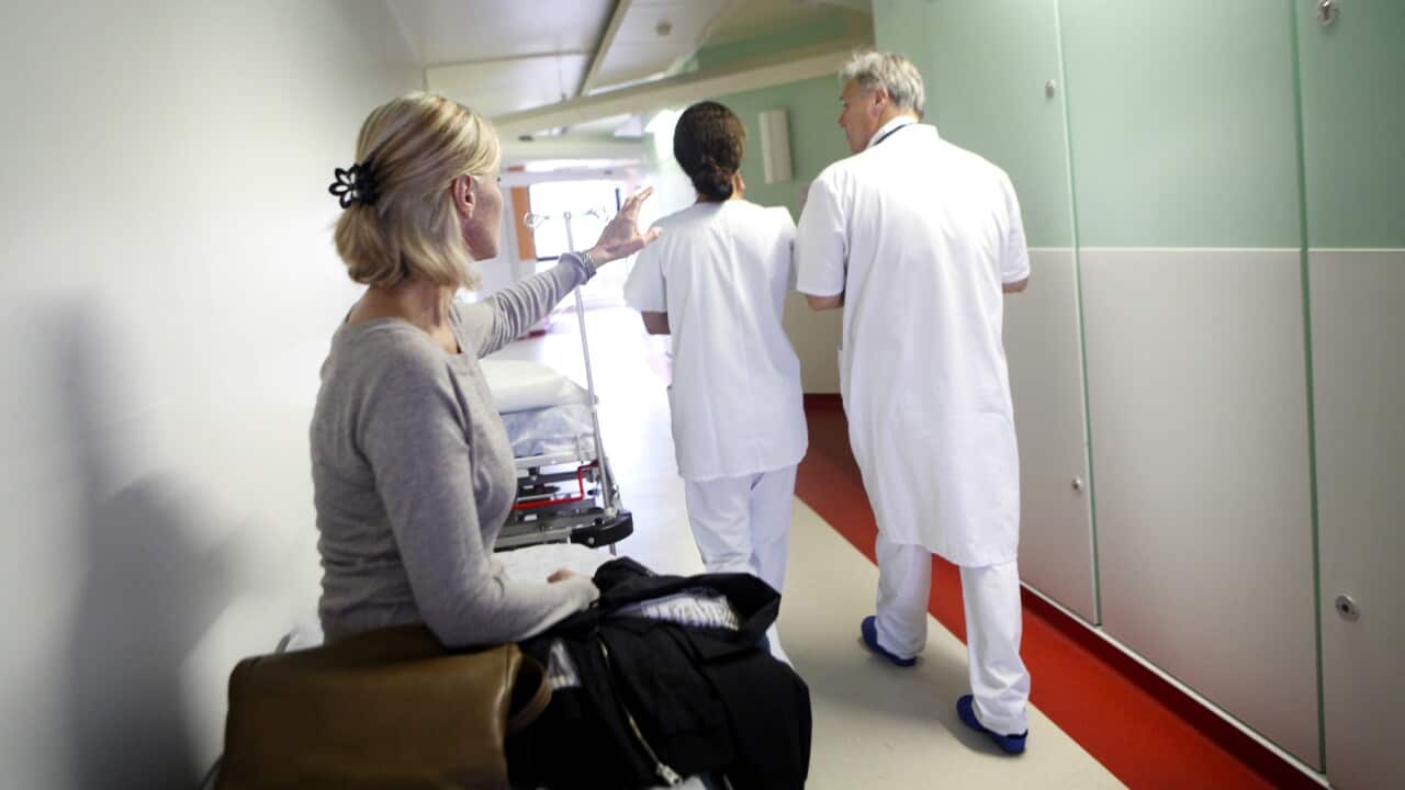 Emergency case, hospital