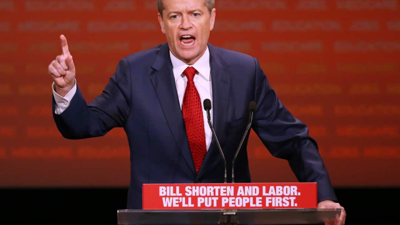 Australian Labor Party (ALP) leader Bill Shorten
