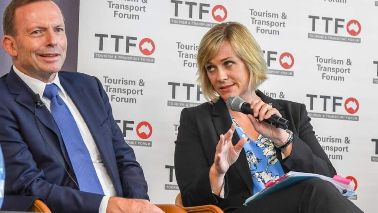 Tony Abbo and Zali Steggall.