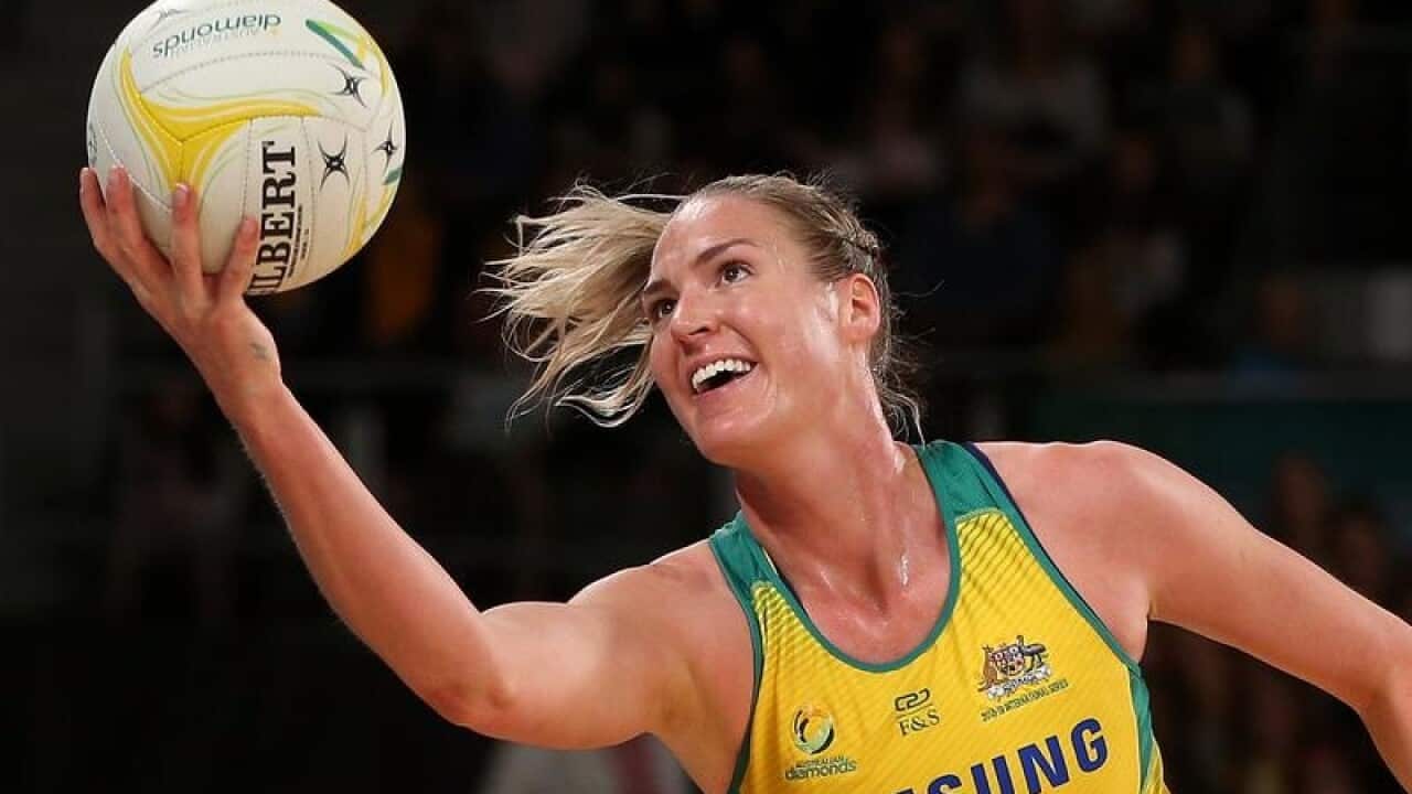 Caitlin Bassett of the Diamonds