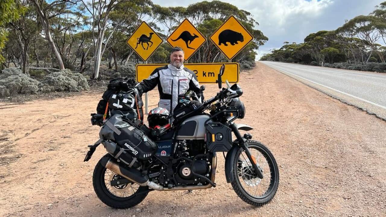 Jatin Kotecha will cover about 15,000 kilometers going around Australia in 50 days.
