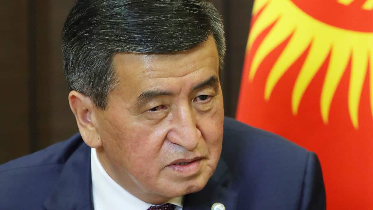 The president of Kyrgyzstan has announced his resignation.
