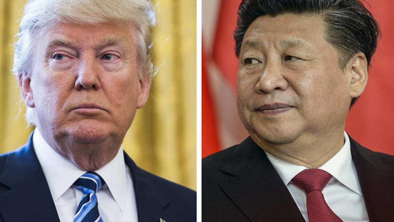 Chinese President Xi Jin Ping & US President Donald Trump