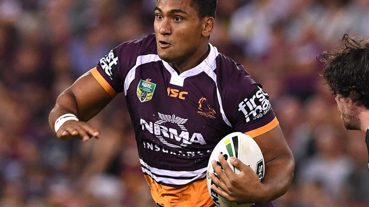 Broncos player Tevita Pangai Junior